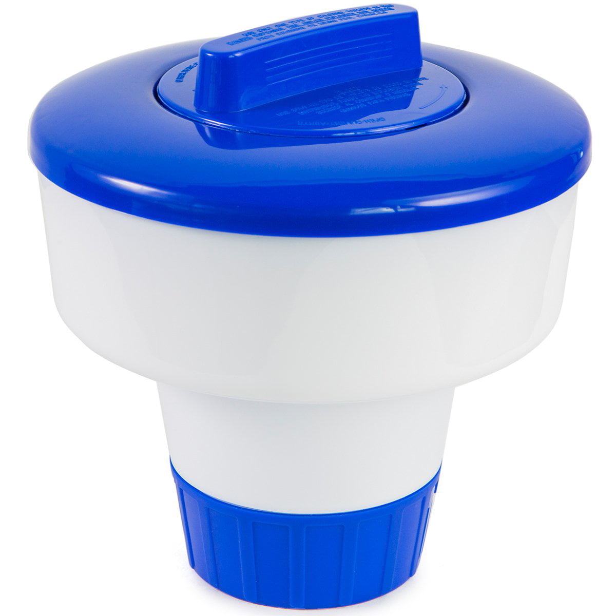 iFanze 7" Large Capacity Pool Bromine Chlorine Floater Dispenser for 1-3 inch Tablets, Blue