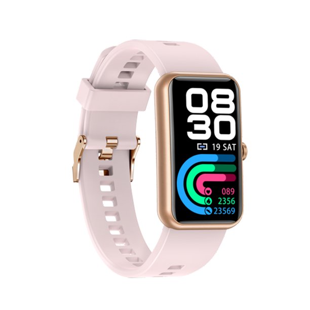 Smart Watch, 38mm, IP67 Waterproof, Fitness Smartwatch for Android and IOS, Built-in GPS Health Tracker Watch with Heart Rate Monitor Sleep Tracking, Pink