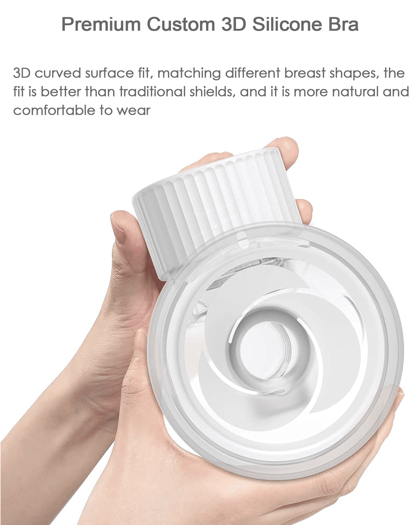 ifanze Wearable Wireless Hands Free Electric Breast Pump with 3 Modes & 9 Levels, 21/24/28mm, 1 Pc