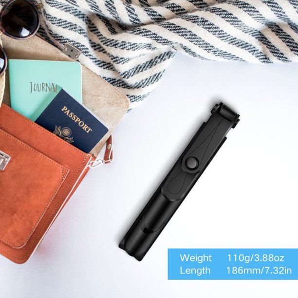 Selfie Stick Tripod, Extendable Bluetooth Selfie Stick with with Wireless Remote Shutter Compatible with iPhone 11/11 pro/X/8/8P/7/7P/6s/6, Samsung Galaxy S9/S8/S7/Note 9/8