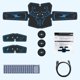 iFanze iThrough Abs Stimulator, Portable Ultimate Muscle Toner with 16 Hydrogel Pad Home Fitness Equipment EMS Abdominal Toning Belt