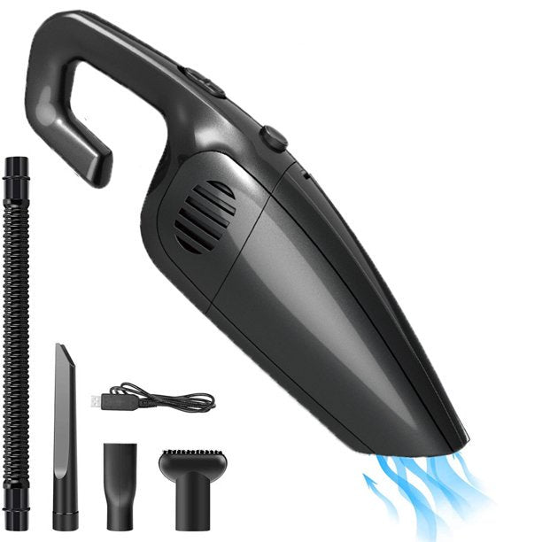 Portable Wireless Vacuum, 7KPA Dustbuster Powerful Cyclonic Suction Vacuum Cleaner Portable Hand Vacuum with Washable HEPA Filter for Car