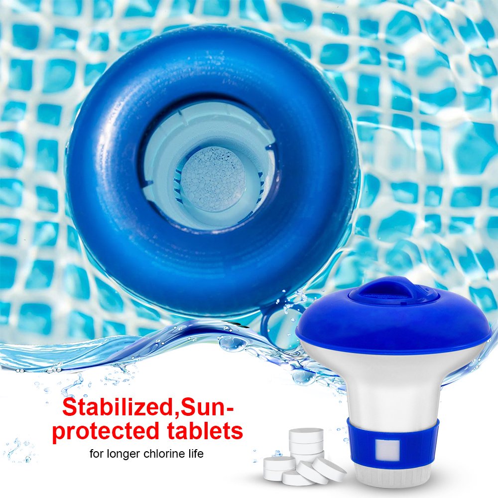 Melliful 1/3 inch Chlorine Tablets for Pool, 180 Count