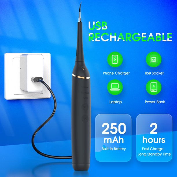 Plaque Remover for Teeth, Ifanze Sonic Electric Tooth Cleaner Adult Kids Cleaning Tool Kit for Tartar Calculus Tooth Stain Remove