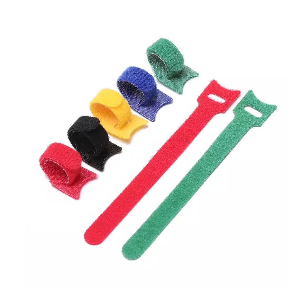 iFanze Cord Organizer Velcro Straps Cable Ties 100 Pcs 5.9 inch Cable Management Reusable Wire Ties