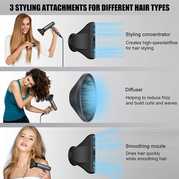 Revair Hair Dryer,Negative Ionic Blow Dryer Professional Salon Hair dryer Household Strong Fast Drying Wind Gale Speed Portable Blow Dryer Anion