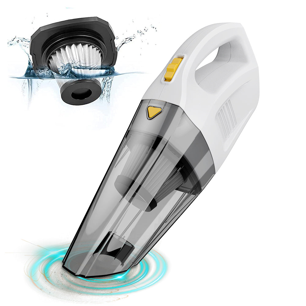 Cordless Handheld Vacuum, Vinmall Rechargeable Hand Vacuum Wet Dry Dustbuster with Power Display for Car Home