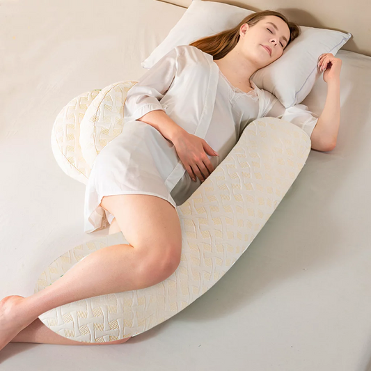 Pregnancy Pillows for Sleeping, Maternity Pillow for Pregnant Women with Detachable and Adjustable Pillow Cover, Support for Belly, Back, Legs, Hips