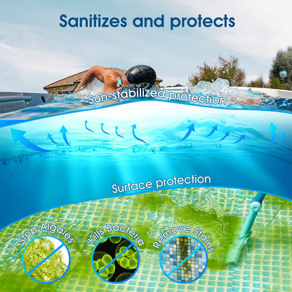 Pool Chlorine Tablets, 330PCS