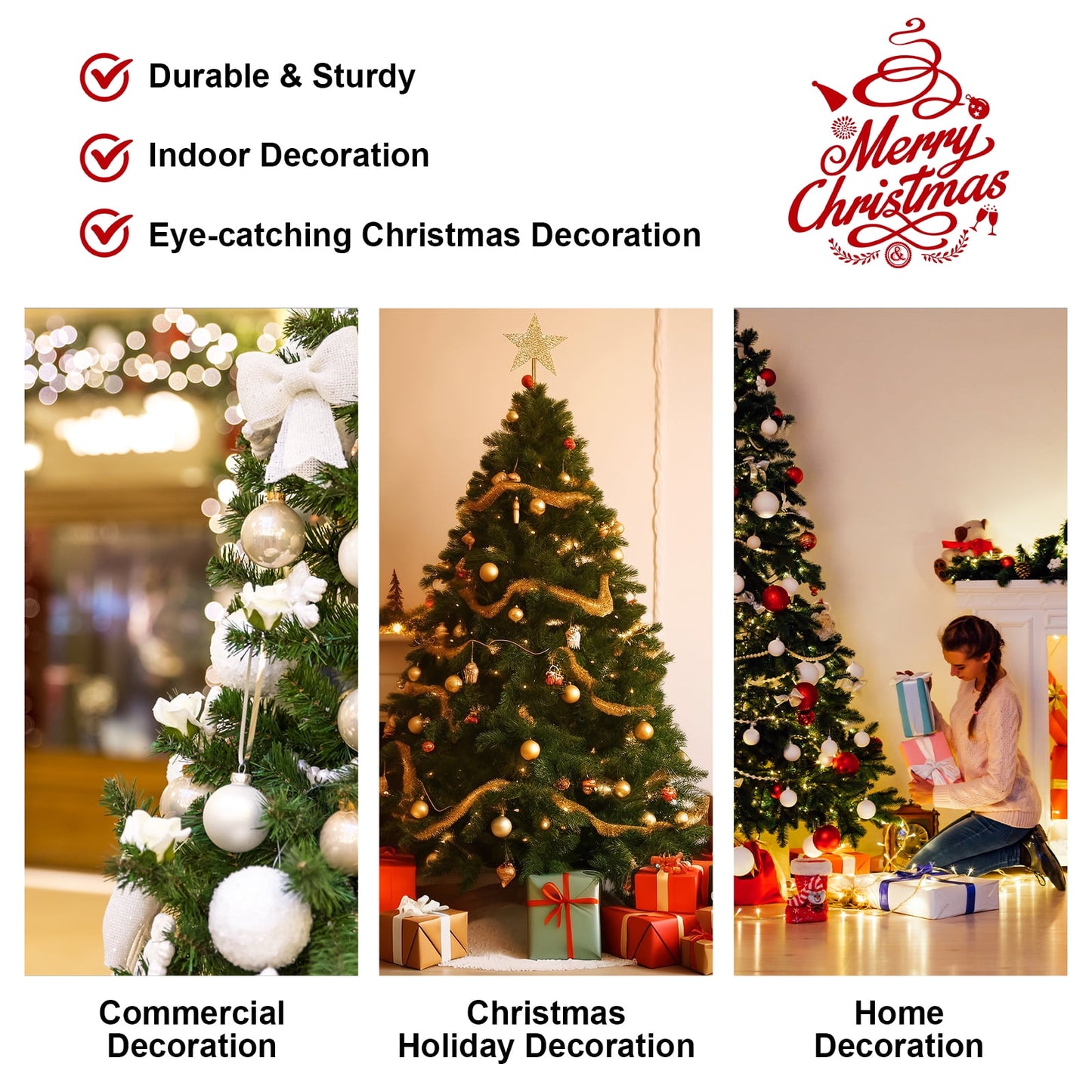iFanze 7FT Artificial Christmas Tree with 1300 Branch Tips