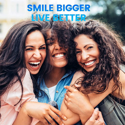 56 PCS Instant Teeth Whitening Strips, Teeth Whitener Strips Teeth Whitening Kit for Removing Dirt, Fast Tooth Whitening with No Sensitivity, Teeth Bleaching No Need for Powder or Gel