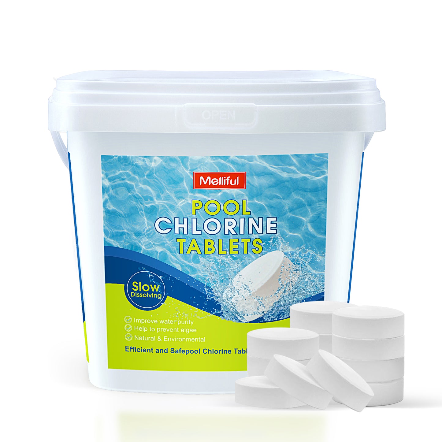 Melliful Pool Chlorine Tablets ( 180PCS )
