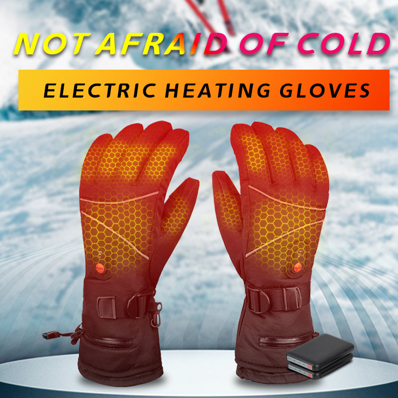 iFanze Heated Gloves, Outdoor Indoor Rechargeable Hand Warmer Glove Liners for Climbing Hiking Cycling, 7.4V Fast Heating, Winter Must Have Thermal Heated Motorcycle Gloves, Universal Size