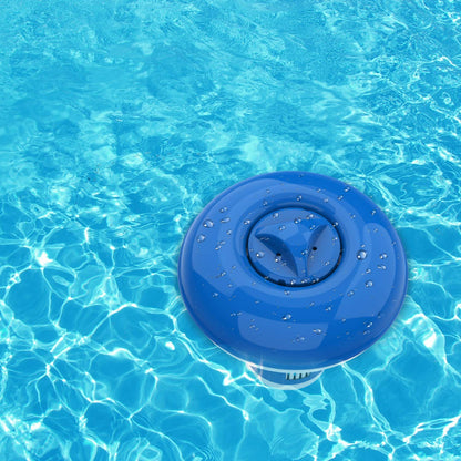 iFanze 5 inch Chemical Dispenser for Spa and Personal Pools, Compatible With 1" Bromine and Chlorine Tablets, Blue & White