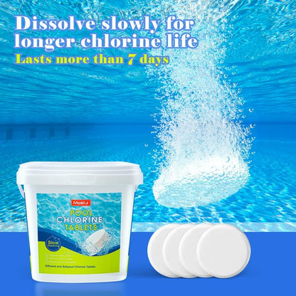 iFanze 1/3 inch Chlorine Tablets for Pool, Swimming Pool Chlorine Tablets for Pools, Spas, Hot Tub, Toilets, and Other Places, 330pcs