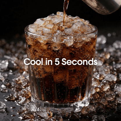 Countertop Nugget Ice Maker, Qunler 33lbs per Day Portable Pebble Ice Machine with Soft Chewable Pellet for Home Use, Stainless Steel