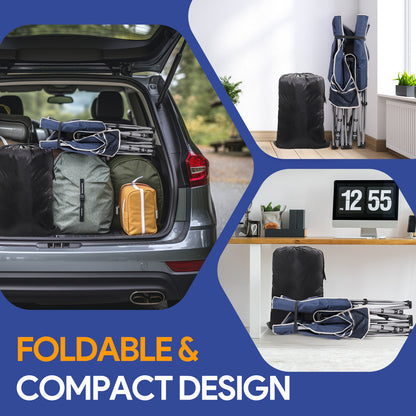 Folding Camping Cot for Adults, 75"* 28"