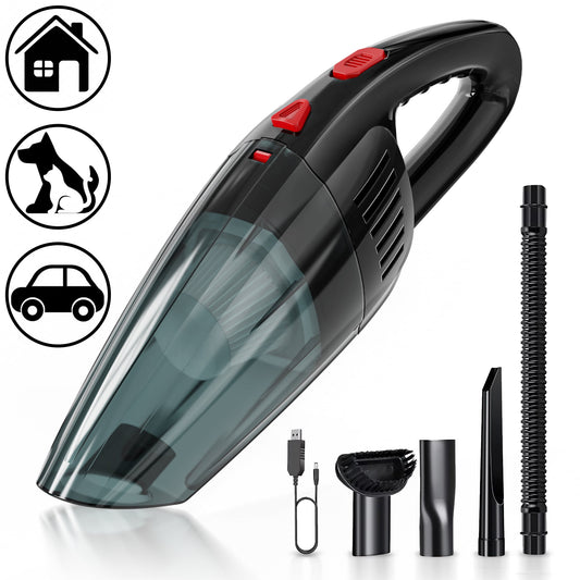 VESSTT Dustbuster Cordless Hand Vacuum Cleaner, Wet Dry Portable Handheld Vacuum Cleaners for Car Home Pet Hair Multi-Surface, White
