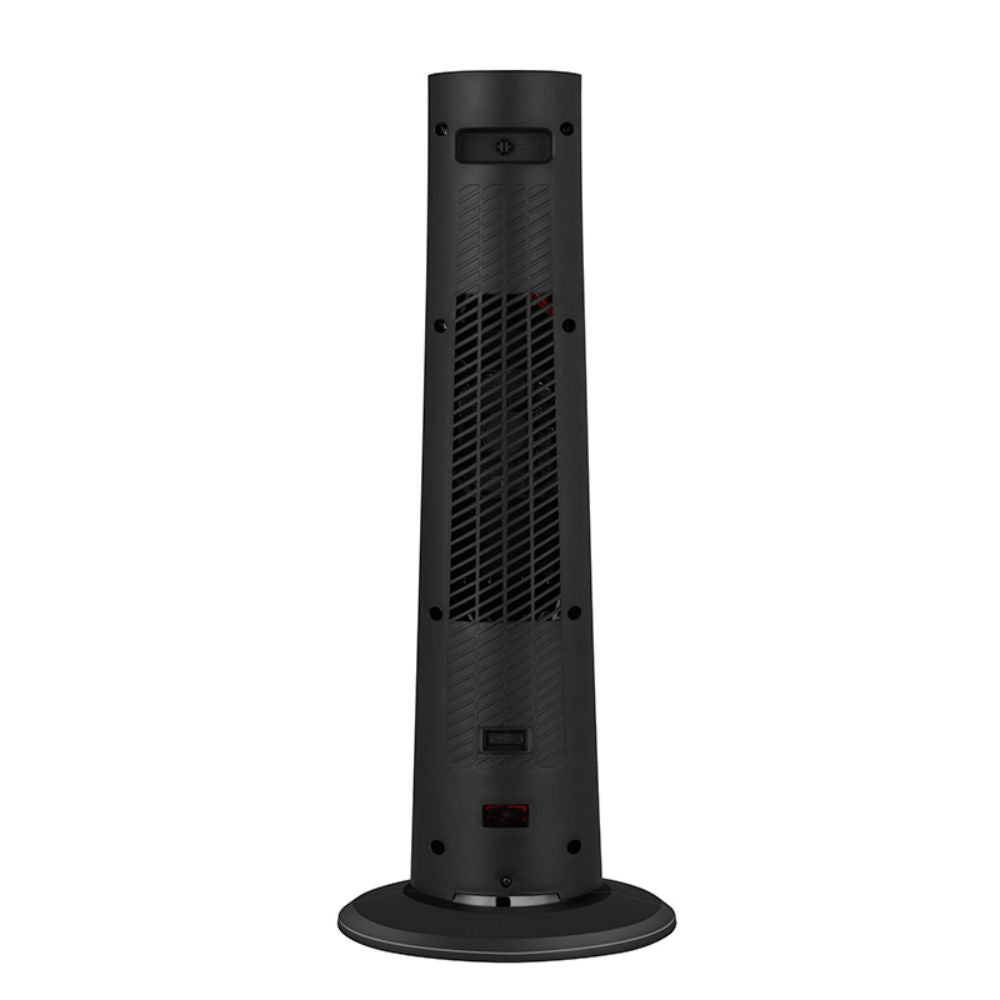 Qunler Space Heater, 1500W Portable Electric Tower Heater with Tip-over and Overheat Protection, Heating Fan for Desk Office, Black