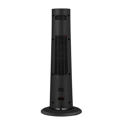 Qunler Space Heater, 1500W Portable Electric Tower Heater with Tip-over and Overheat Protection, Heating Fan for Desk Office, Black