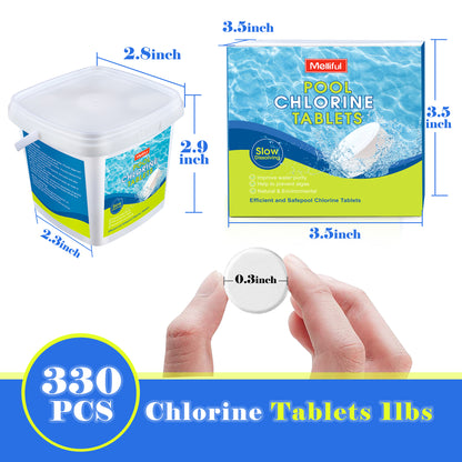 Melliful Pool Chlorine Tablets ( 180PCS )