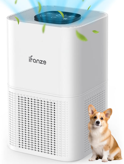 HEPA Air Purifier for Large Rooms up to 1300 Sq.ft, Air Purifiers for Allergies and Asthma, Pet Dander&Odor, Dust, Pollen, Wildfire/Smoke