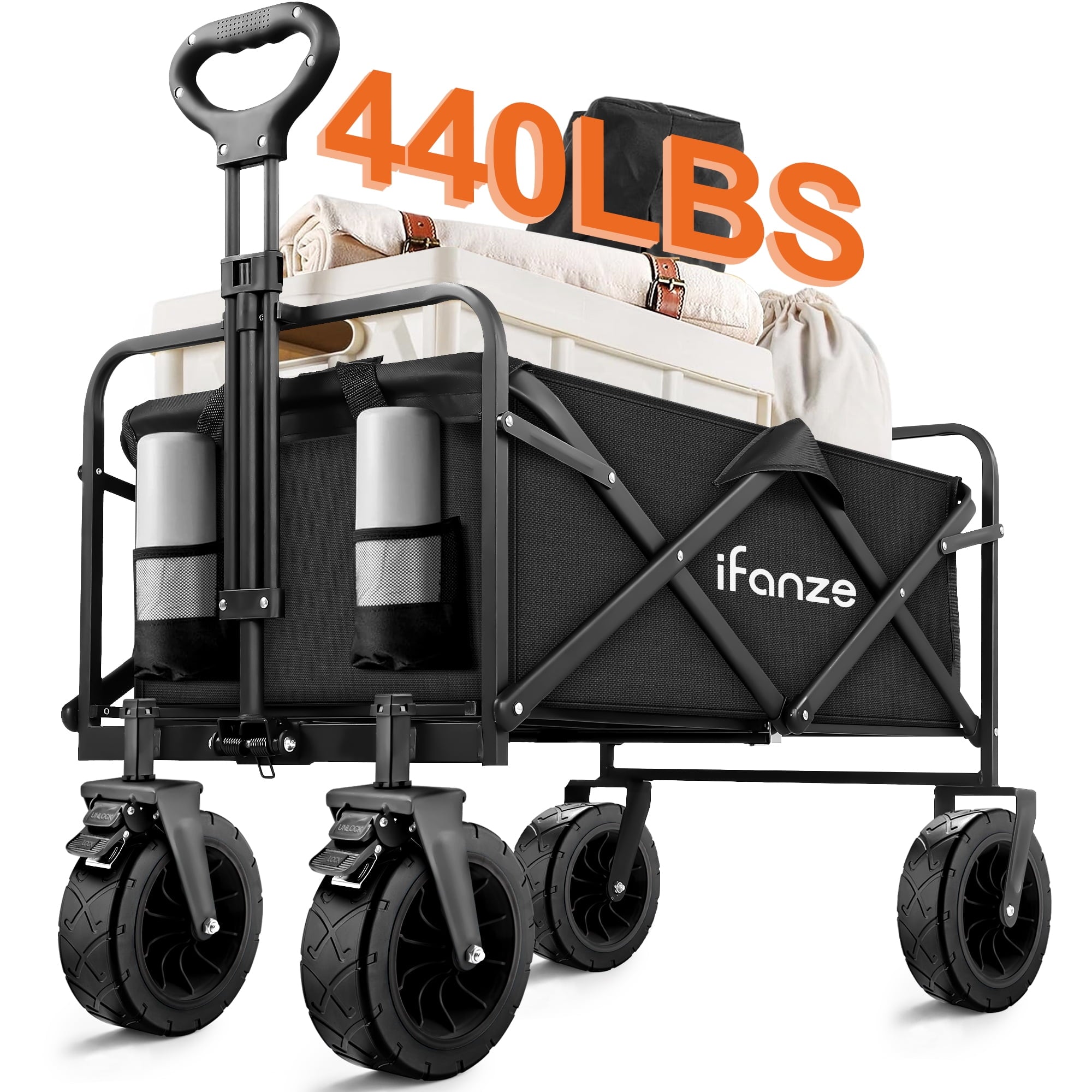 Ifanze Large Collapsible Folding Wagon