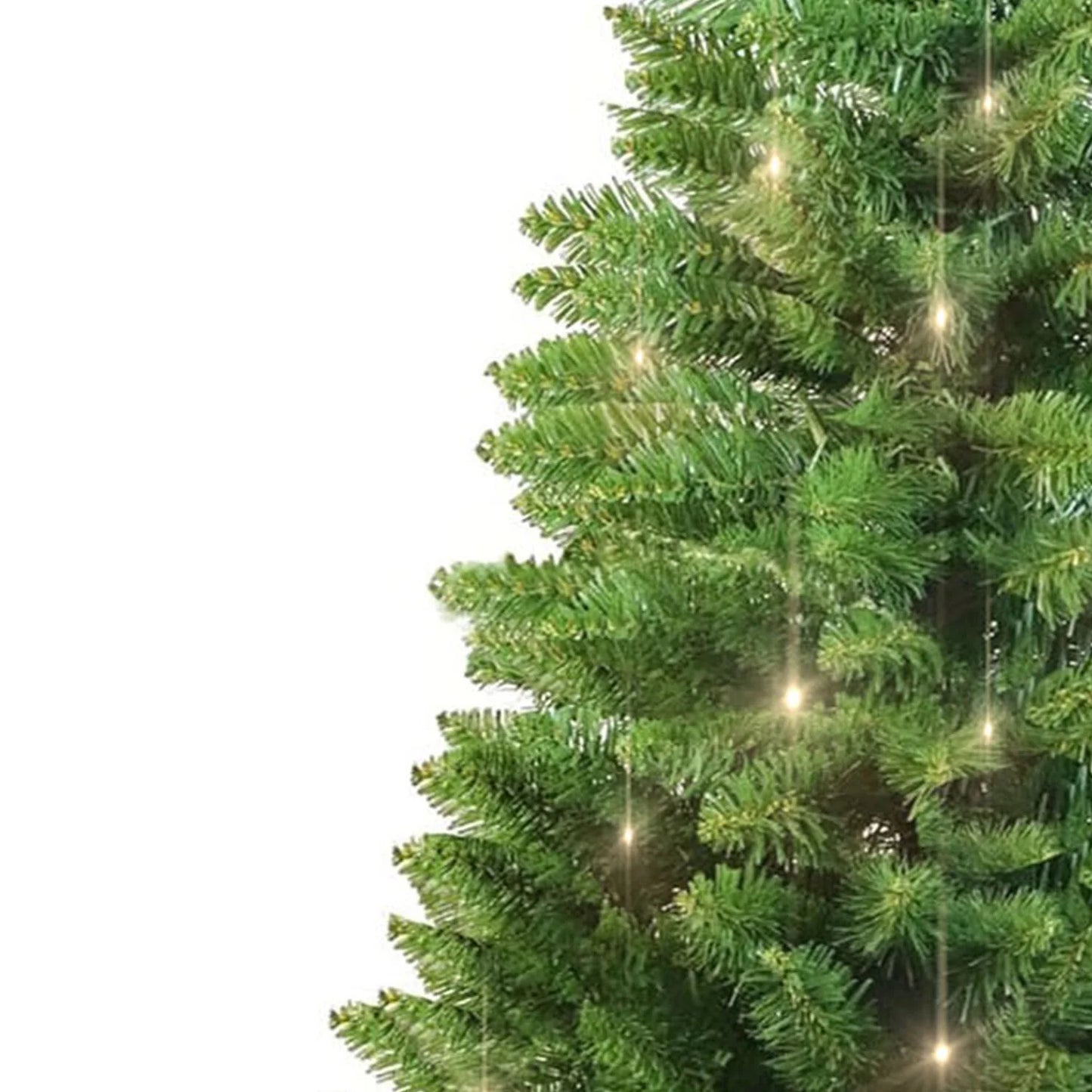 2  Pack 3 FT Pre-Lit Christmas Tree w/ 70 Lights 160 Tips, Hinged Artificial Holiday Xmas Christmas Decoration, Green