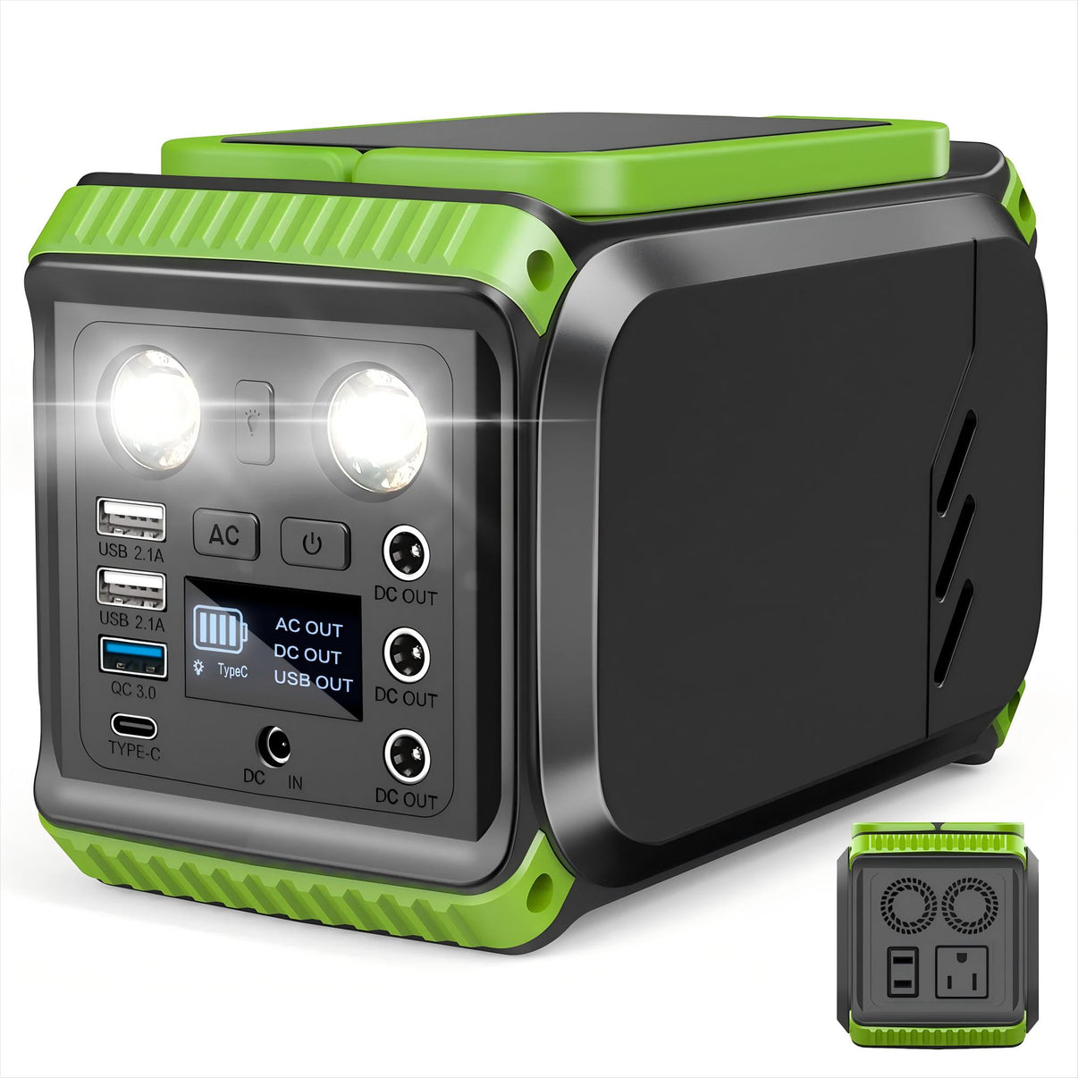 110v Camping Power Station 148wh 200 W Solar Generator 40000mah Emergency Power Supply Home Battery Backup For Camping