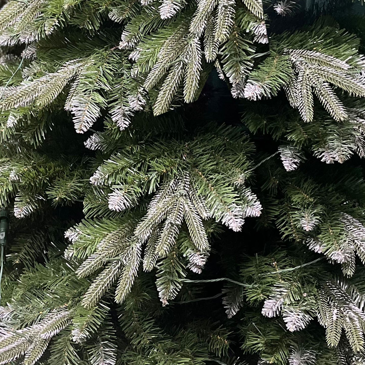 7 FT Christmas Tree ,with PE Branch 1249 Tips, Hinged Artificial Holiday Xmas Christmas Decoration, Metal Base Stand, Green