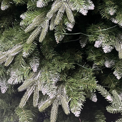 7 FT Christmas Tree ,with PE Branch 1249 Tips, Hinged Artificial Holiday Xmas Christmas Decoration, Metal Base Stand, Green