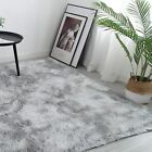 IFANZE Large Area Rugs Carpets, 5.2x7.5 ft Anti-Skid Fluffy Shag Carpets for Living Room Dining Room Home Bedroom Floor Shaggy Rug, Tie-dye Grey Rug