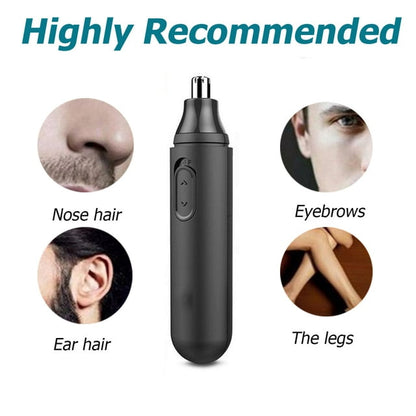 iFanze Nose Hair Trimmer, Multifunctional Design Nose Ear Eyebrow Beard Facial Hair Trimmer for Men Women, Cordless, Battery Powered, 1 Piece