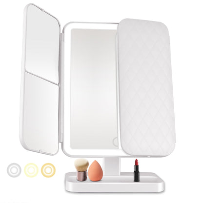 https://www.walmart.com/ip/iFanze-Makeup-Mirror-Vanity-Lights-2X-3X-Magnification-Lighted-Mirror-Touch-Control-Trifold-Dual-Power-Supply-Portable-LED-Women-Gift-White/560146520?from=/search