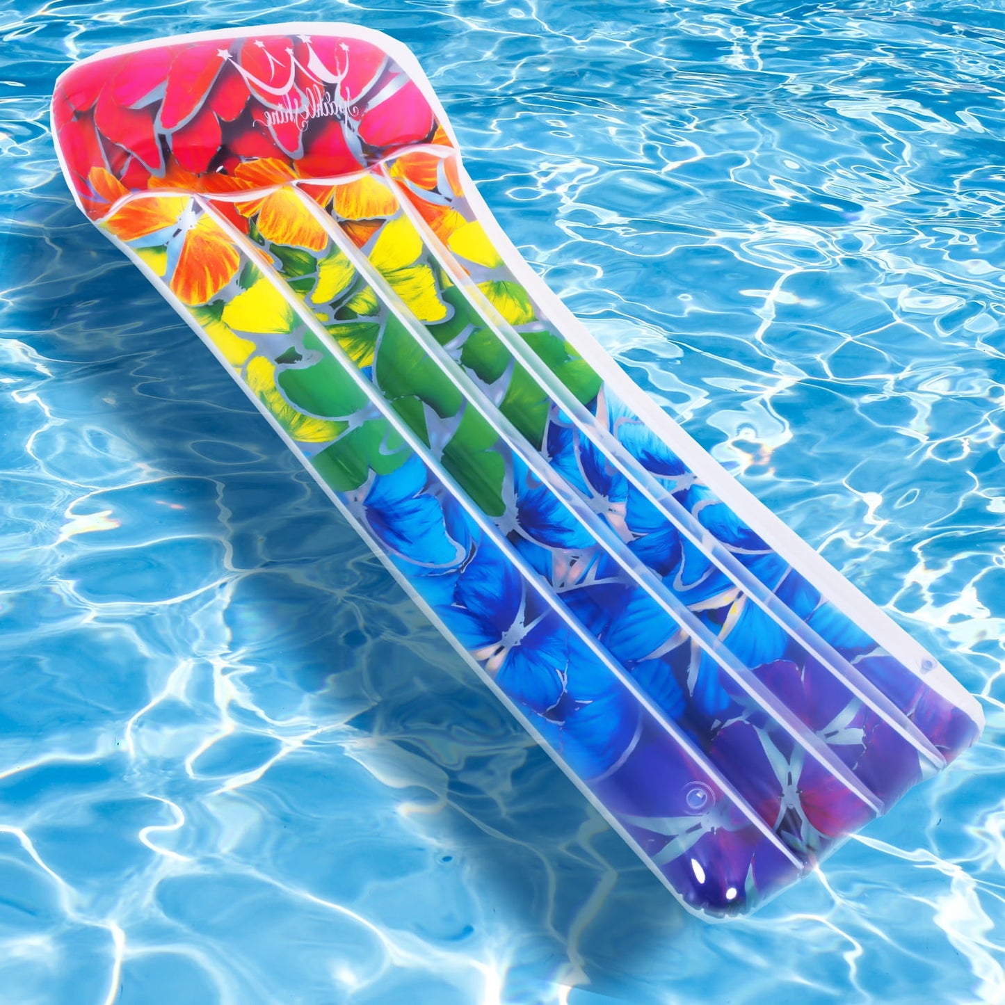 iFanze Pool Floats, Colorful Butterflies Pool Hammock, Water Hammock (Saddle, Lounge Chair, Hammock, Drifter), A relaxing float perfect for Swimming Pool