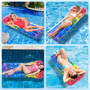 iFanze Pool Floats, Colorful Butterflies Pool Hammock, Water Hammock (Saddle, Lounge Chair, Hammock, Drifter), A relaxing float perfect for Swimming Pool
