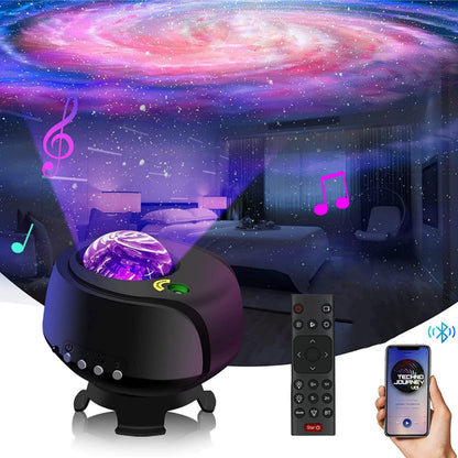 Laighter Aurora Projector, Star Projector LED Night Light with Bluetooth Music Speaker and Remote, Timer Function, Northern Lights Galaxy Projector for Kids Adults Bedroom Ceiling Party Home Decor