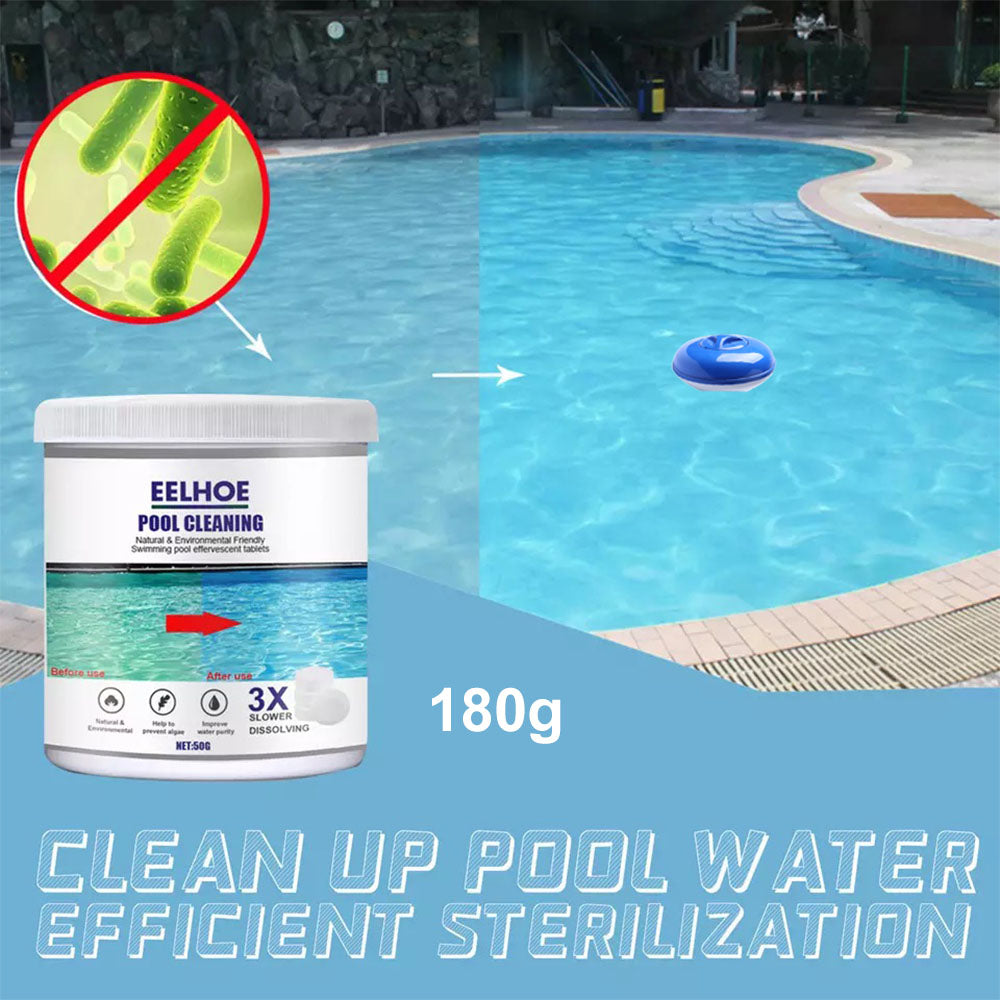 Melliful Stabilized Chlorine Tablets for Pool with Chlorine Floater Dispenser，Long Lasting,Slow Dissolving,cleaning kit for Spa and Hot Tub(180PCS +Dispenser)