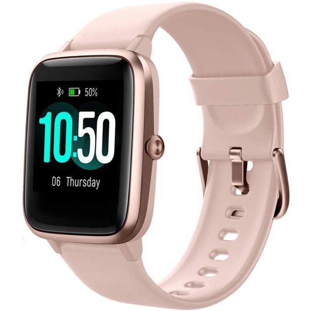 Doosl Android Smart Watch, Doosl Fitness Tracker Watches, Fitness Watch Heart Rate Monitor IP68 Waterproof Smart Watch With Step Sleep Tracker, Smart Watch Compatible iPhone Android Samsung, Pink, J03