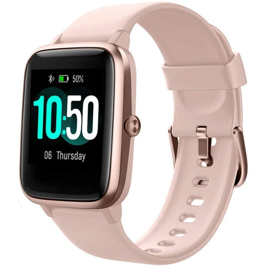Doosl Android Smart Watch, Doosl Fitness Tracker Watches, Fitness Watch Heart Rate Monitor IP68 Waterproof Smart Watch With Step Sleep Tracker, Smart Watch Compatible iPhone Android Samsung, Pink, J03