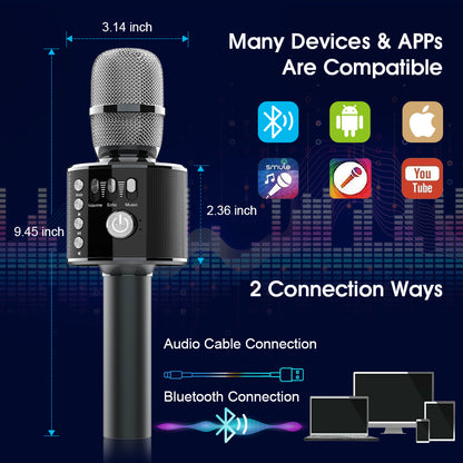 Wireless Microphon Bluetooth Karaoke
