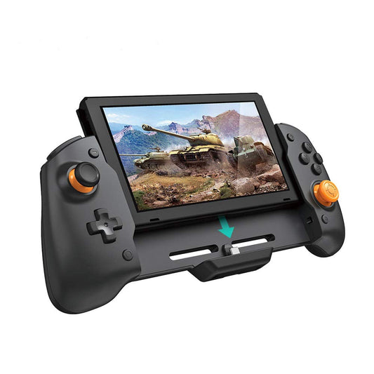 Wireless Controller for Nintendo Switch Handheld Mode, Ergonomic Grips and JoyPad Pro, Supports Motion Control and Dual Shock, Compatible with All Games of Switch