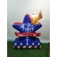 5 FT Patriotic Independence Day 4th of July Inflatable Star with American Flag and Bald Eagle Blow Up Decor Ideal for Independence Day/Veteran's Day Party, Indoor, Outdoor, Yard, Garden, Lawn