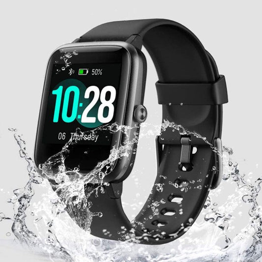 Doosl Fitness Tracker HR, Smart Watch, Activity Tracker Watch with Heart Rate Monitor, Waterproof Smart Fitness Band with Step Counter, Calorie Counter, Pedometer Watch for Women and Men (Black)