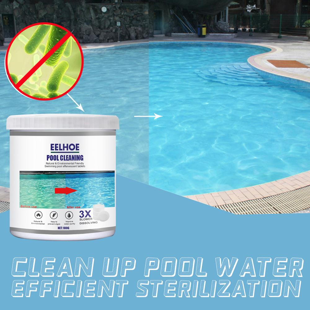 Melliful Stabilized Chlorine Tablets for Pool with Chlorine Floater Dispenser，Long Lasting,Slow Dissolving,cleaning kit for Spa and Hot Tub(180PCS +Dispenser)