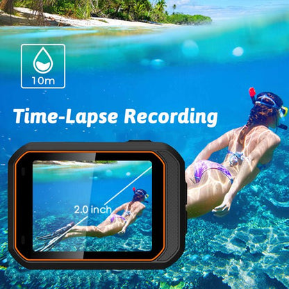 Doosl Waterproof Action Camera 4K, Doosl Go Pro Camera 16MP, Underwater Camera 170° Wide Angle, 4k Camera OF Wifi Sports Cam With Remote 2 Batteries And Mounting Accessories Kit, J158