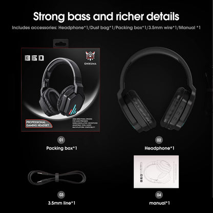 Bluetooth Headphones, Bluetooth 5.1 Wireless Headphones with Microphones, HiFi Sound with Deep Bass, USB Lightning Fast Charge, 24H Playtime