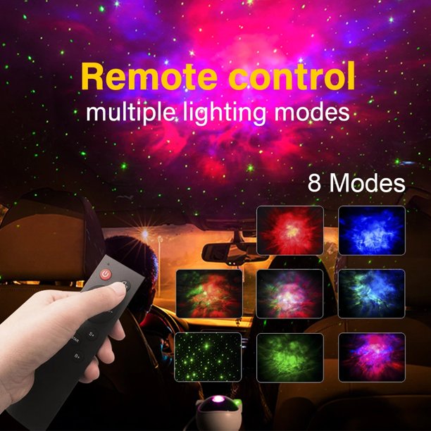 Kids Star Projector Night Light with Timer and Remote Control, Astronaut Nebula Galaxy Night Light Projector with 360°Adjustable Design for Children Adults Baby Bedroom, Study Room and Game Room
