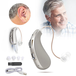 Hearing Aids for Ears Rechargeable, Vinmall Hearing Amplifier to Aid and Assist Hearing of Seniors and Adults , Noise Canceling, 1 Pack