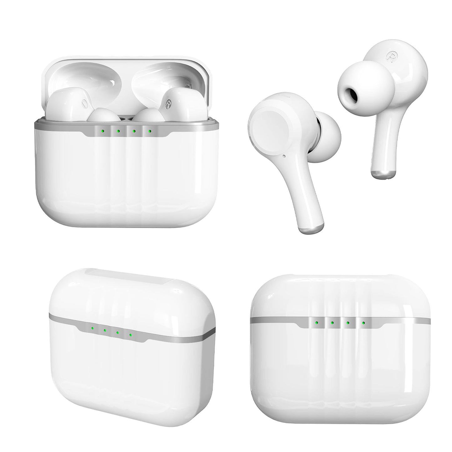 Wireless Earbuds, Bluetooth 5.2 Headphones Touch Control with Wireless Charging Case, IPX5 Waterproof TWS Stereo Earphones in-Ear Built-in Mic Headset Premium Deep Bass for Sport